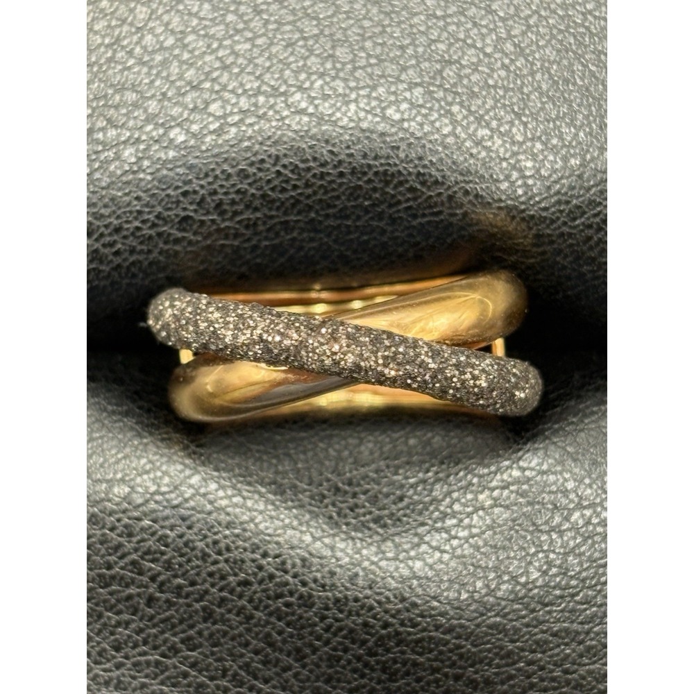 Pesavento Rose Sterling Silver Polvero Ring Size 7.5 $370 Retail J3